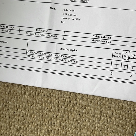 NWT Andie Skin x Demi Moore the Cannes bottom Black small - Picture 4 of 7